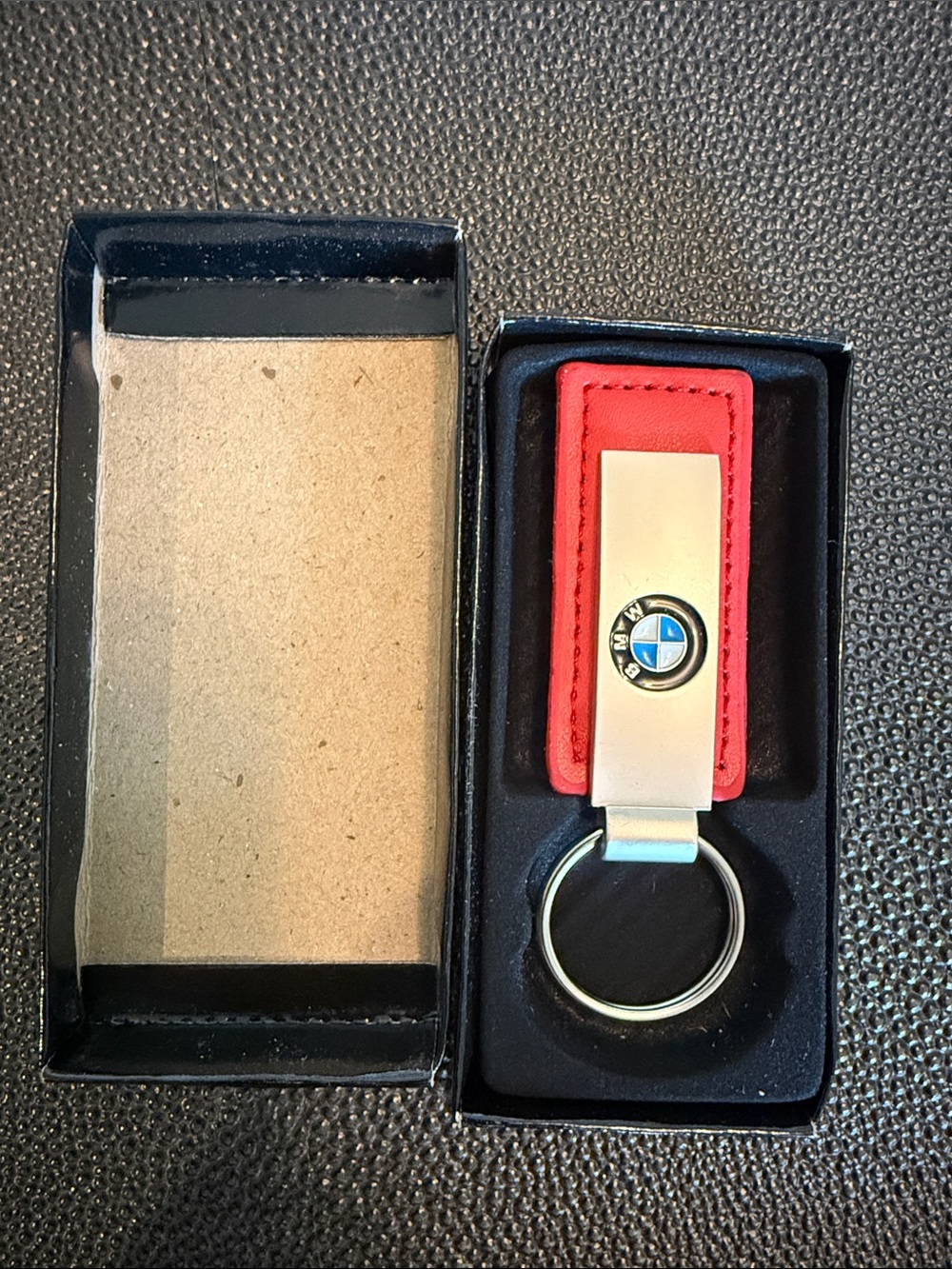 BMW keychain red in box